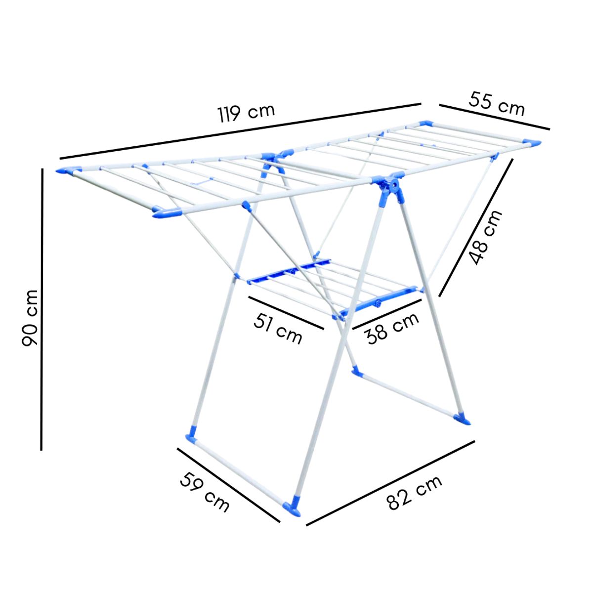 GENERICO - Tendedero De Ropa Plegable