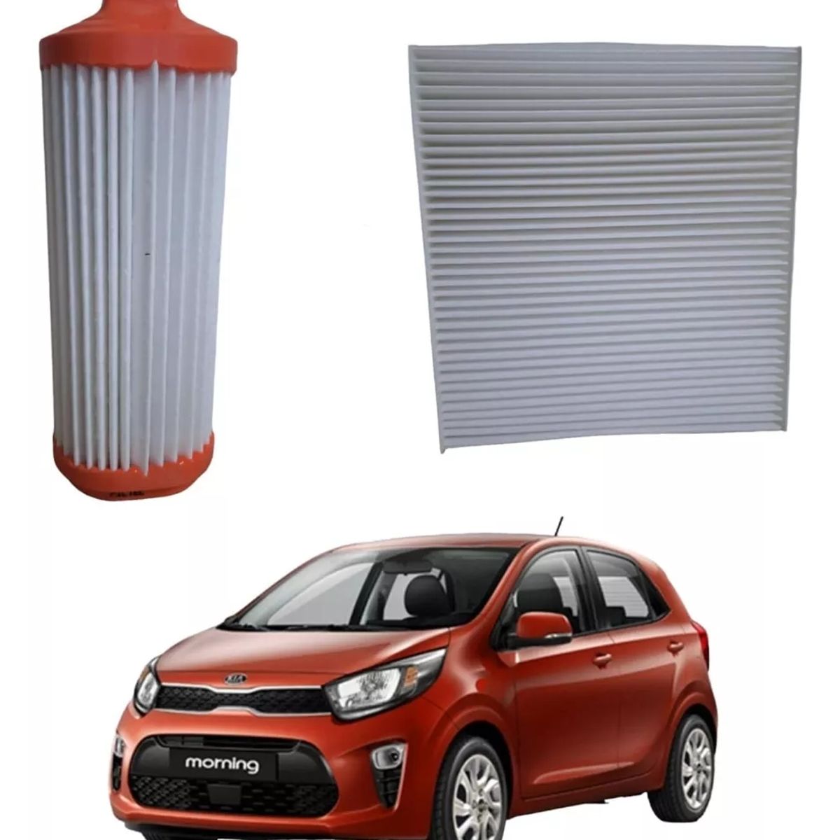 GENERICO - Kit Filtros Polen/aire Para Kia Morning 1.2 2017- 2023
