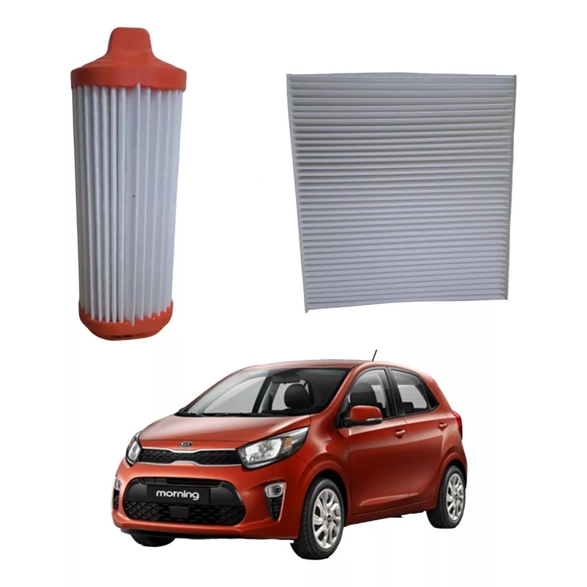 GENERICO - Kit Filtros Polen/aire Para Kia Morning 1.2 2017- 2023