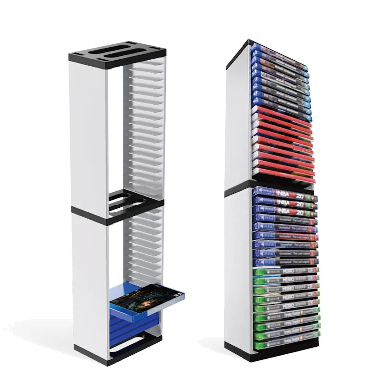 DOBE - Torre De Almacenamiento De Juegos Ps5 Ps4 Xbox One Series