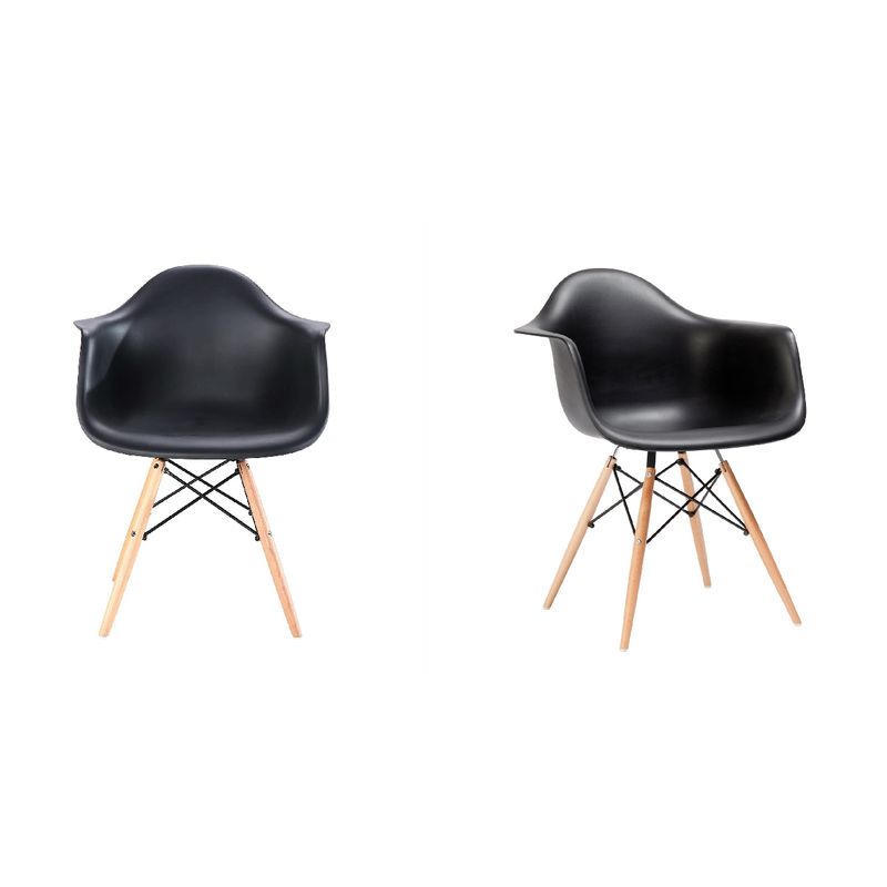 WHITE MARKET - Pack x 2 Sitiales HYH-A305 (Negro)
