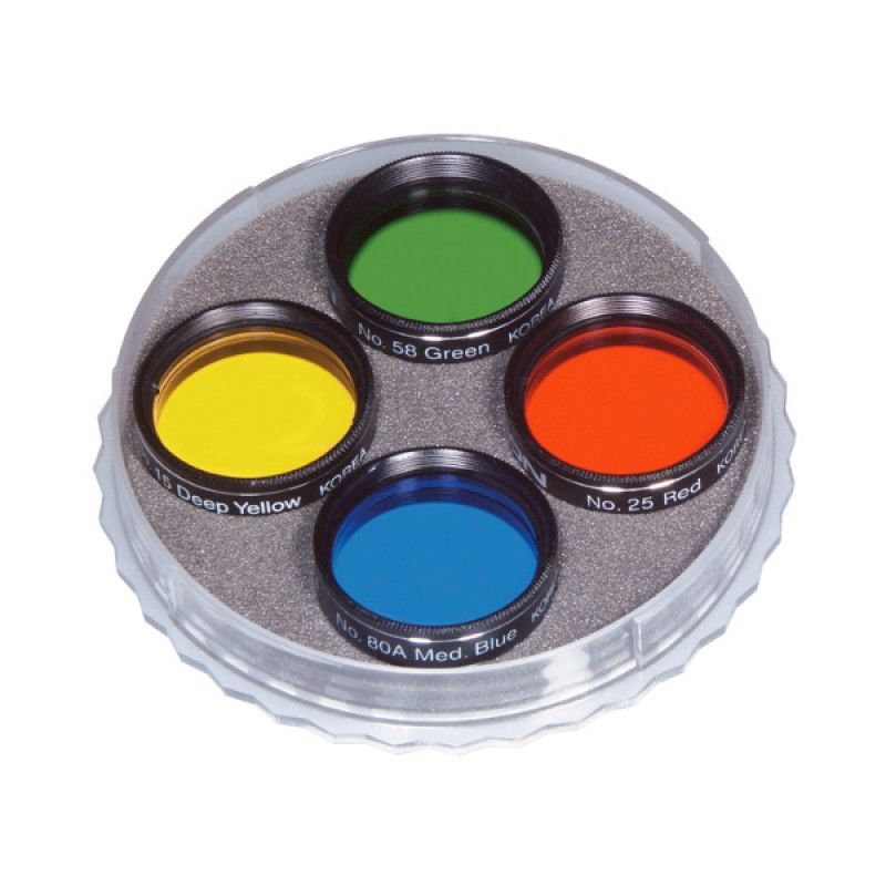 ORION - Set de Filtros Planetarios para Telescopio Orion 125 pulg
