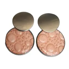 CATHALIFAUDJOYAS - AROS ECOCUERO RESINA Y ACERO