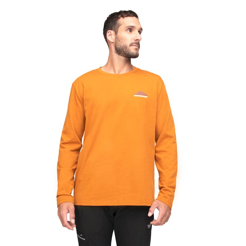 WEINBRENNER - Polera Manga Larga Hombre Weinbrenner Mahe Mostaza