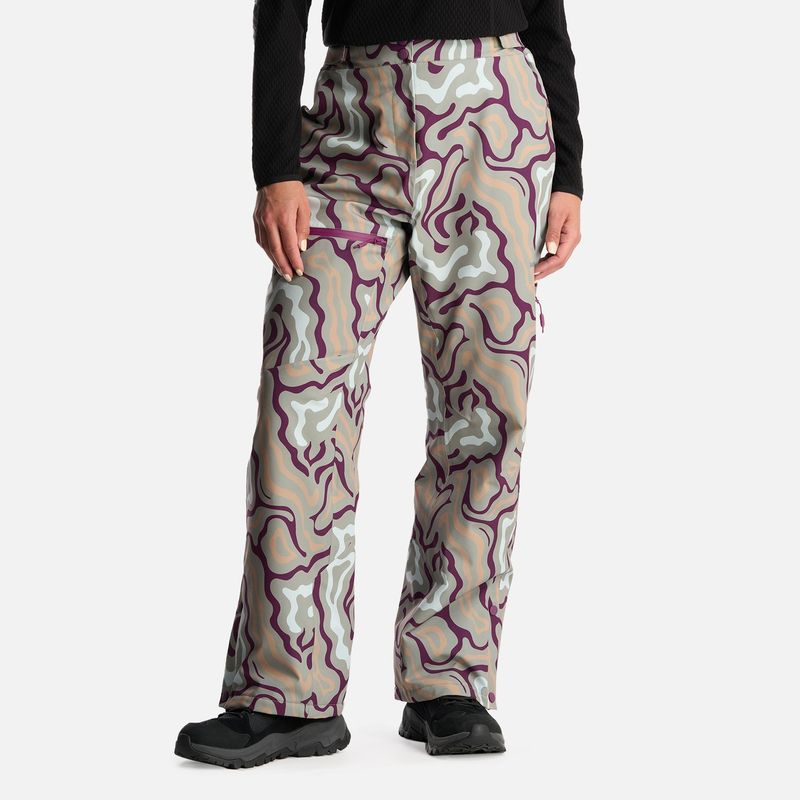 HAKA HONU - Pantalon Mujer Kunk Print Verde Claro Haka Honu
