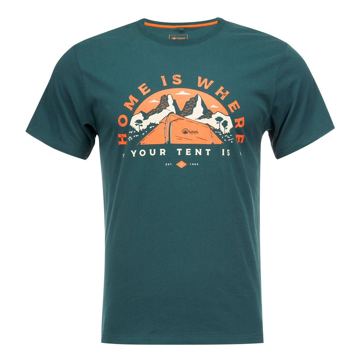 LIPPI - Polera Hombre Heritage UVStop TShirt Turquesa Oscuro Lippi