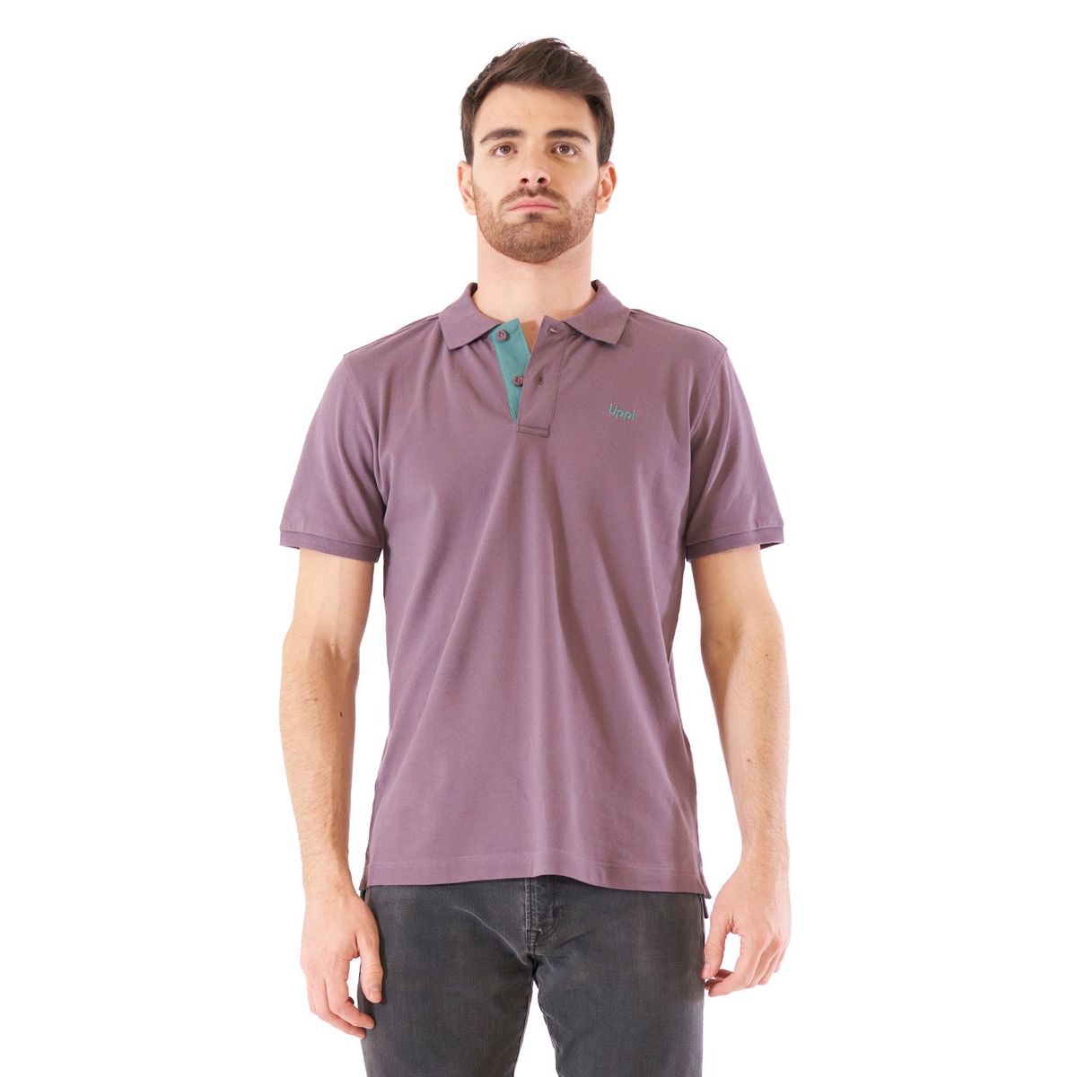 LIPPI - Polera Hombre First Class Elastic Polo Malva Lippi