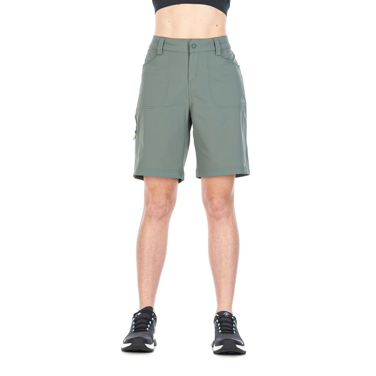 LIPPI - Short Mujer Fury Shorts Verde Grisaceo Lippi