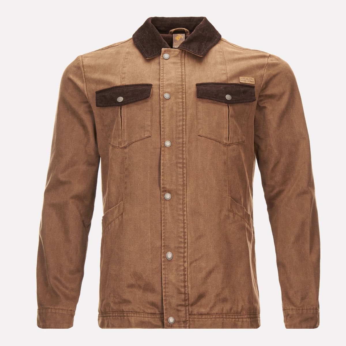 HAKA HONU - Chaqueta Hombre No-cuero Café Haka Honu