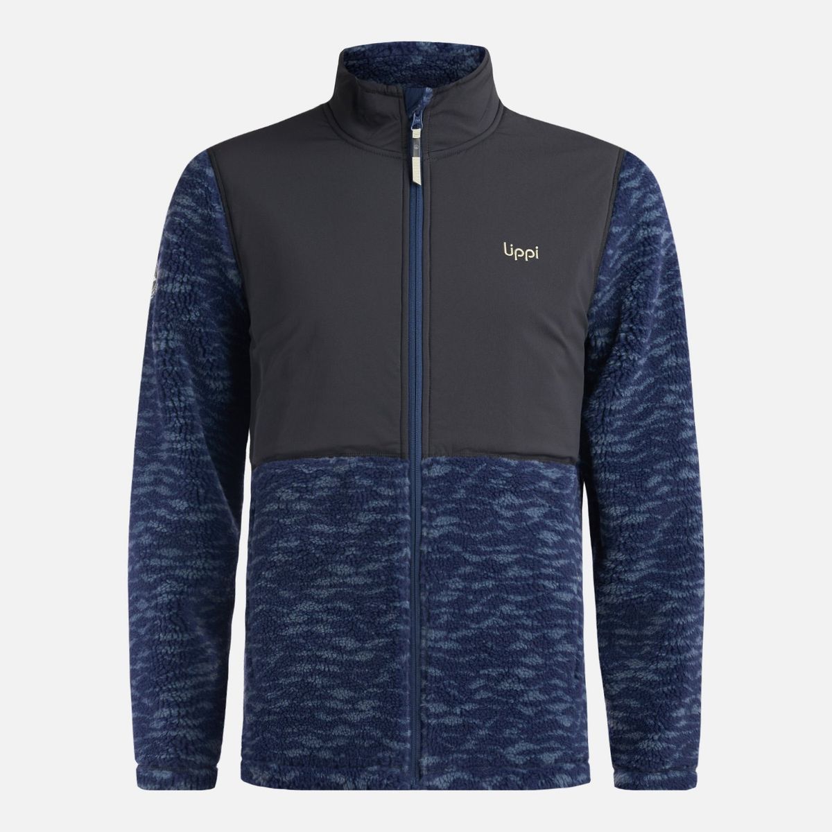 LIPPI - Chaqueta Hombre Glaciar Sherpa-Pro Jacket Print Azul Lippi