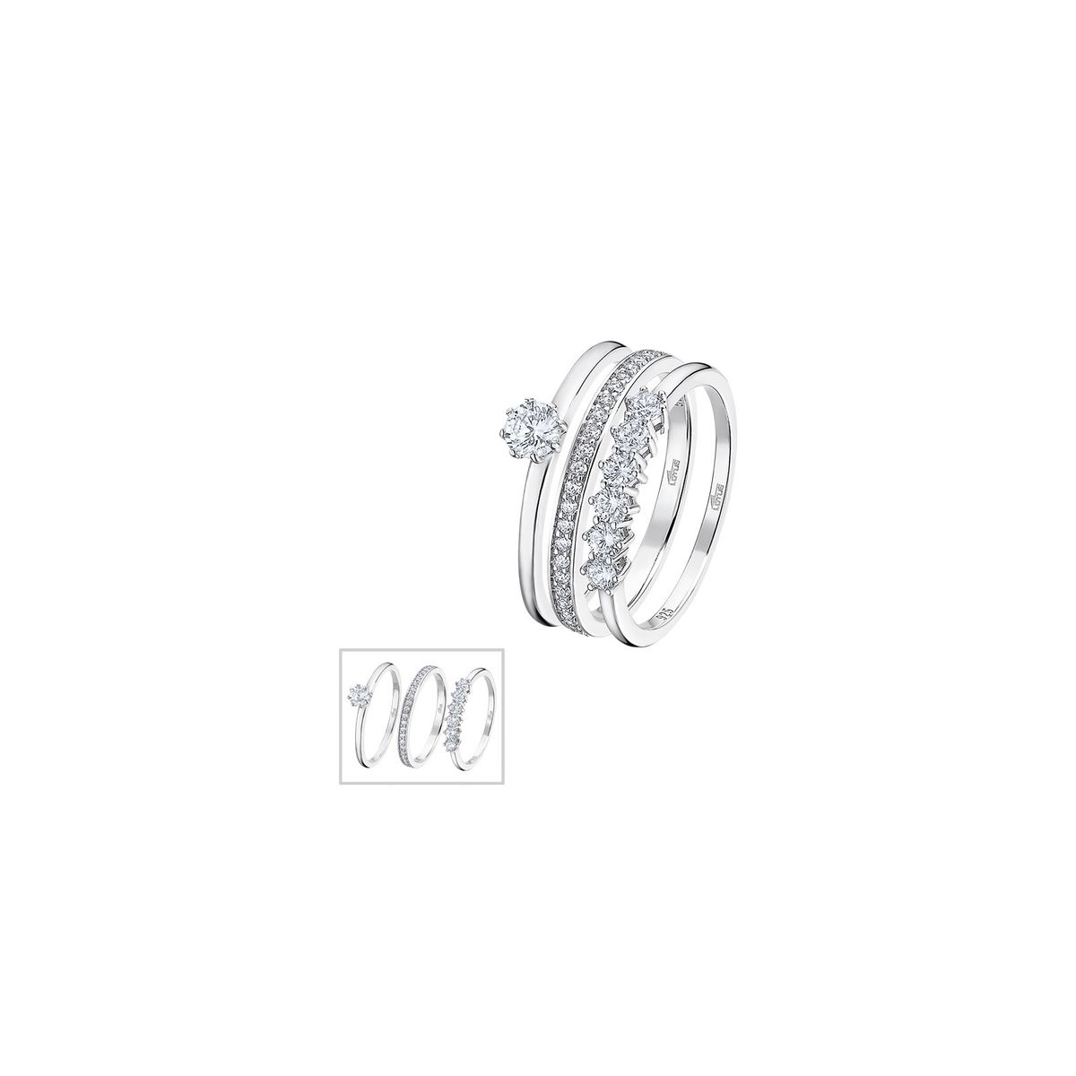 LOTUS SILVER - Anillo LP3510-3/116 Lotus Silver Mujer Pure Essential