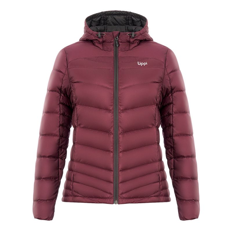LIPPI - Chaqueta Mujer Bazpur Down Hoody Jacket Burdeo Lippi