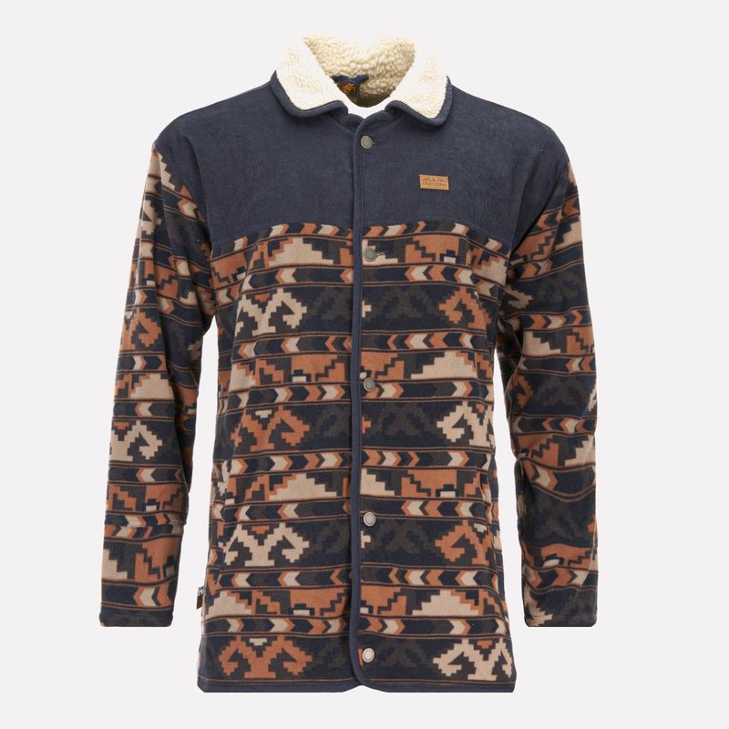 HAKA HONU - Chaqueta Hombre Calentito Azul Haka Honu