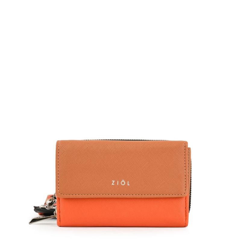 ZIOL - Billetera cierre exterior mediana astorga camel