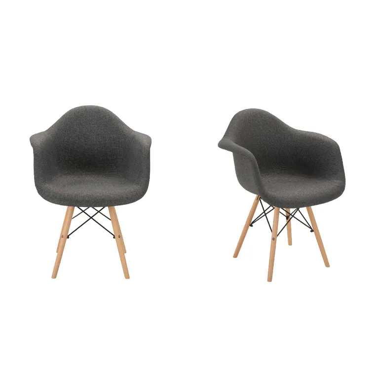 Pack x 2 sitial Eames tela Gris