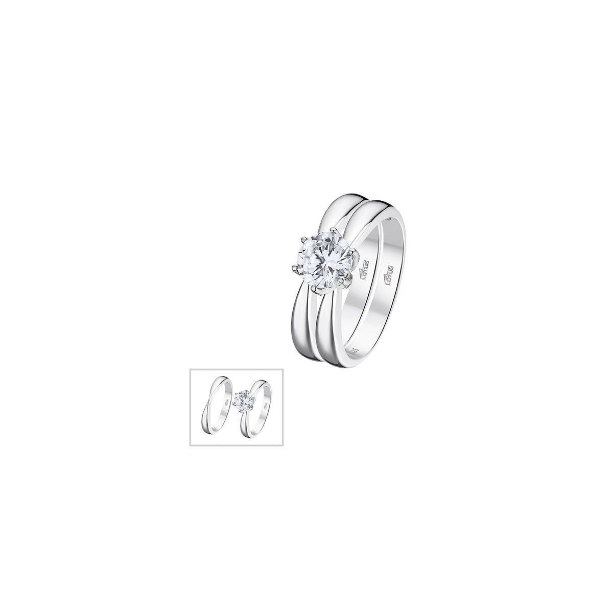 LOTUS SILVER - Anillo LP3509-3/112 Lotus Silver Mujer Pure Essential