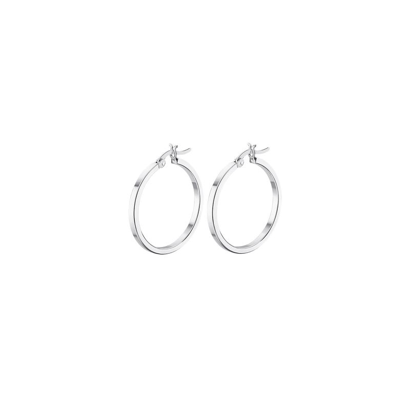 LOTUS SILVER - Aros LP3277-4/2 Lotus Silver Mujer Hoops