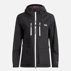 HAKA HONU - Chaqueta Mujer Viento Blanco Negro