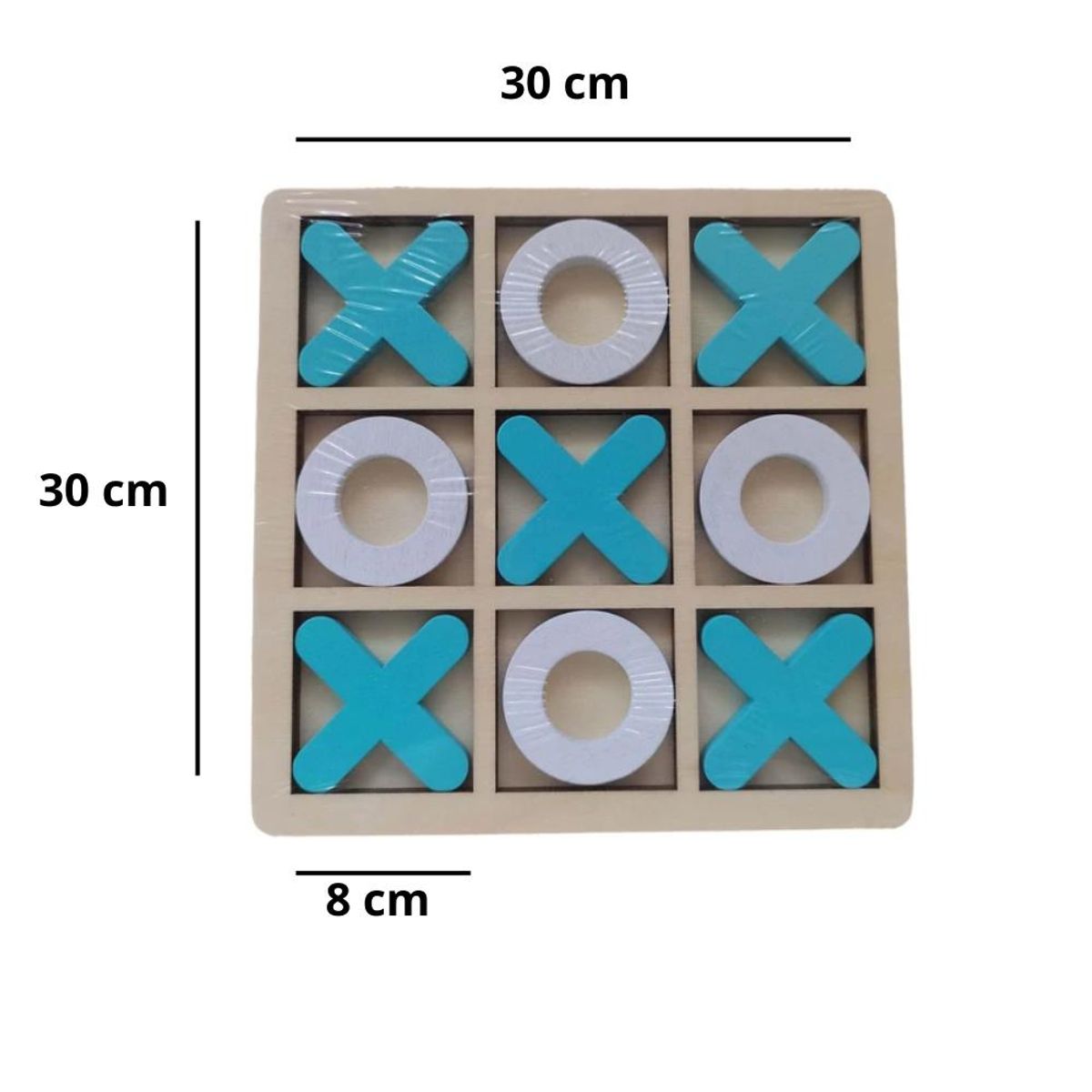 ARTIDIX - Juego De Mesa Gato Tablero Madera Tic Tac Toe XL