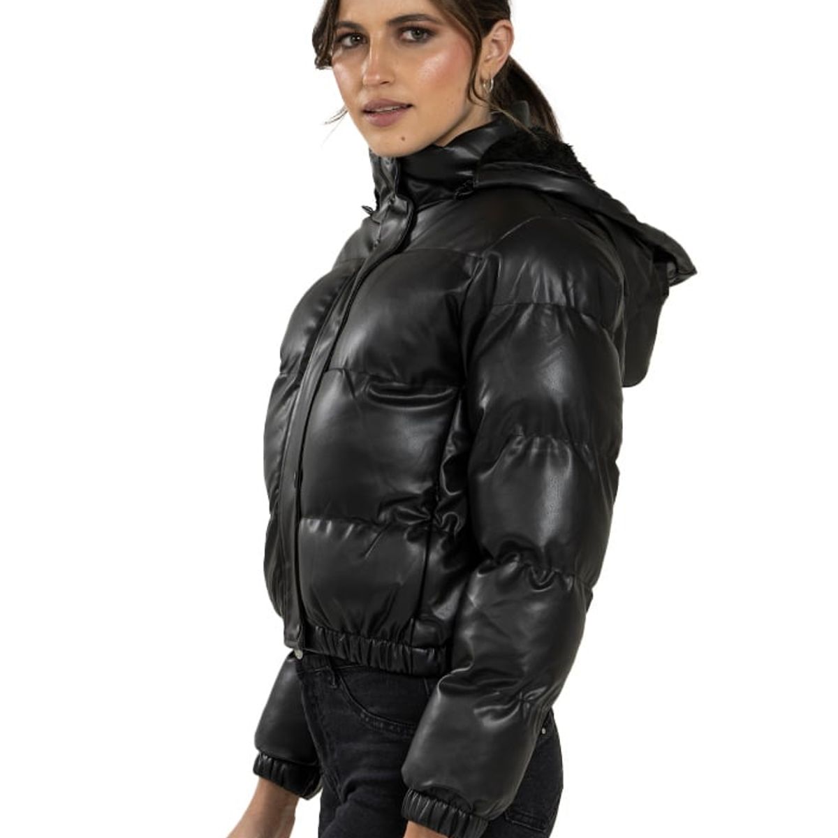 TODOPIEL - Chaqueta de Ecocuero Mujer Negro Todopiel