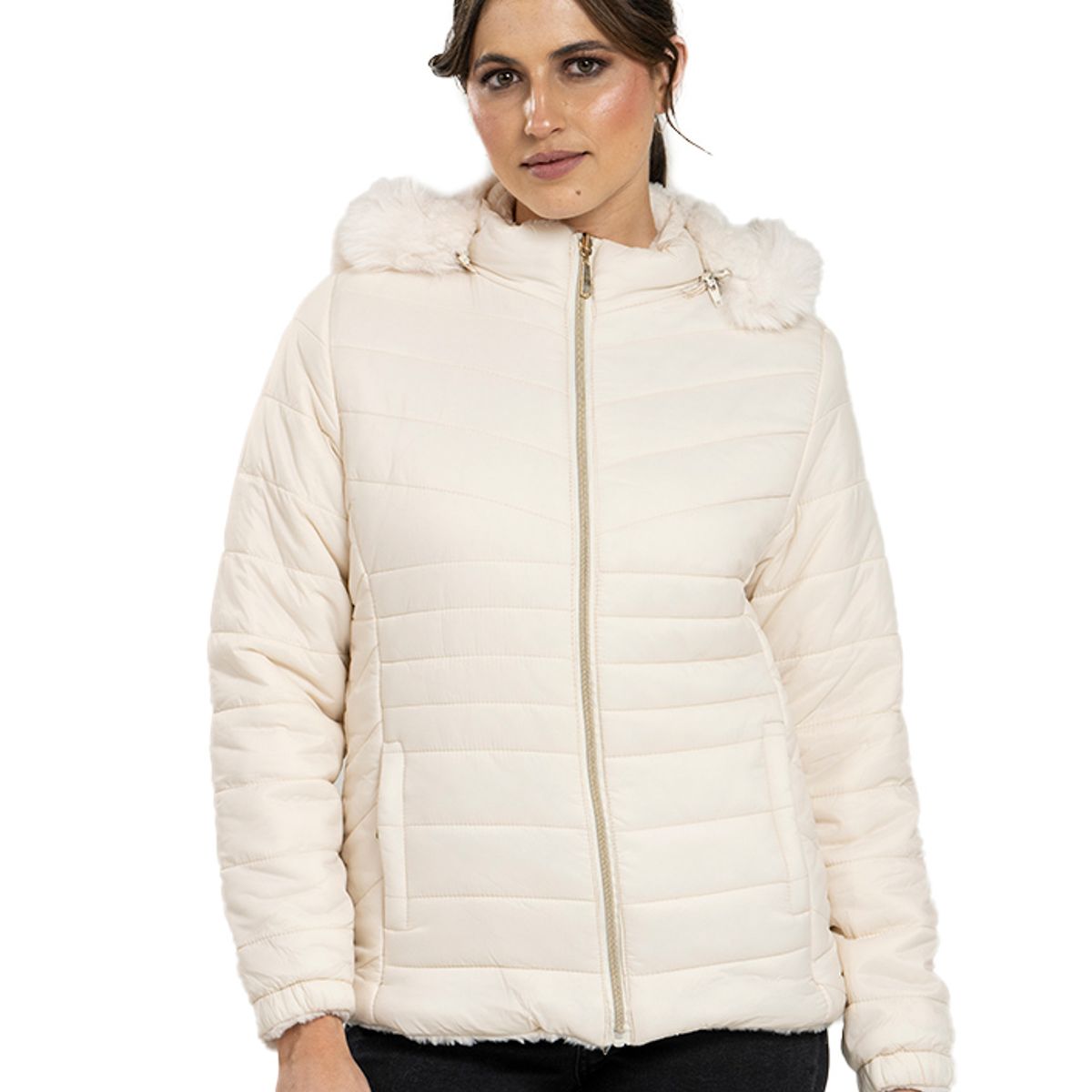TODOPIEL - Parka Mujer Blanco Todopiel