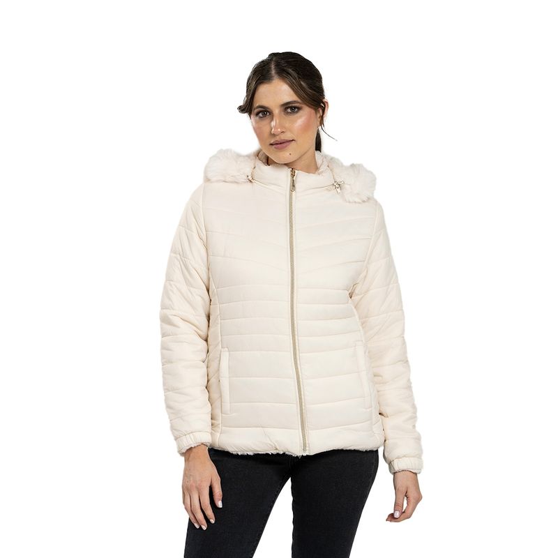 TODOPIEL - Parka Mujer Blanco Todopiel