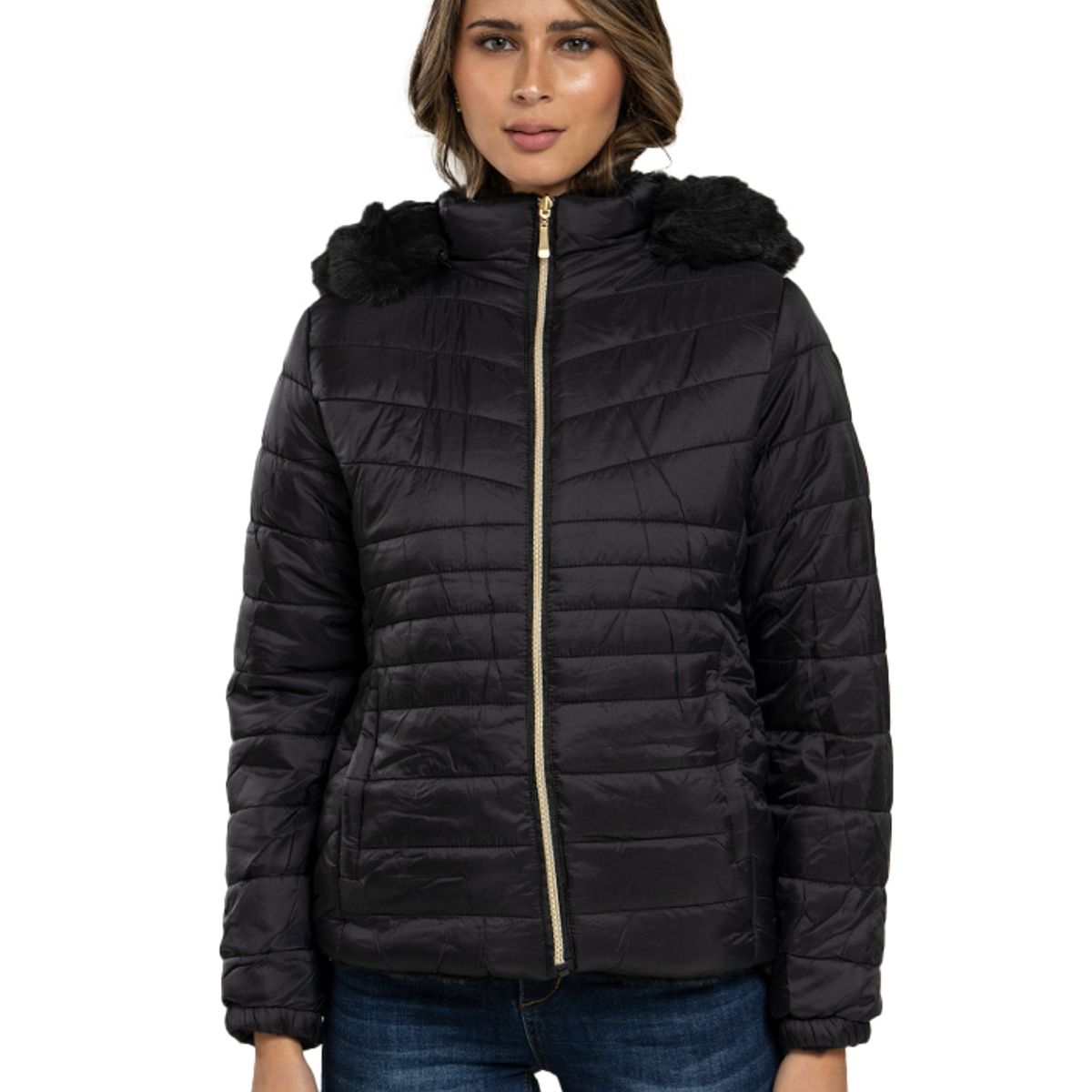 TODOPIEL - Parka Mujer Negro Todopiel