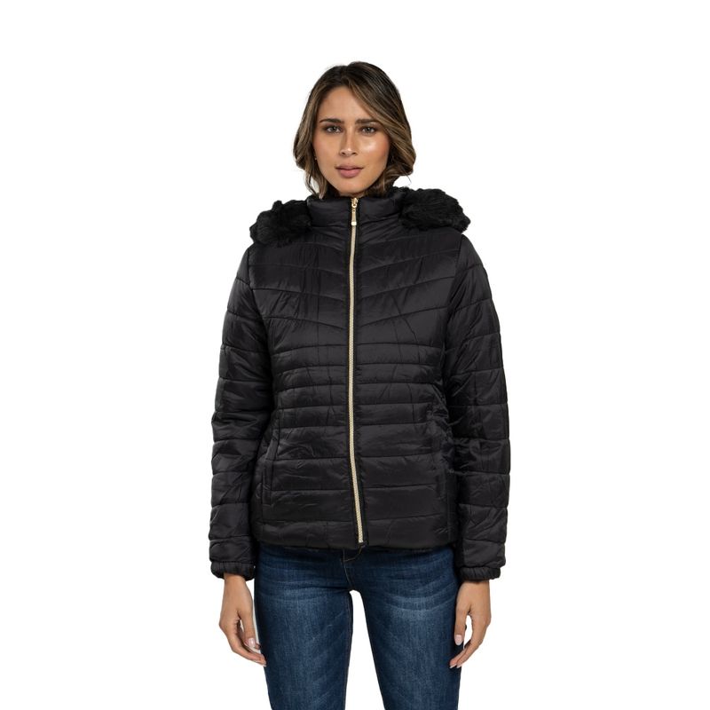 TODOPIEL - Parka Mujer Negro Todopiel