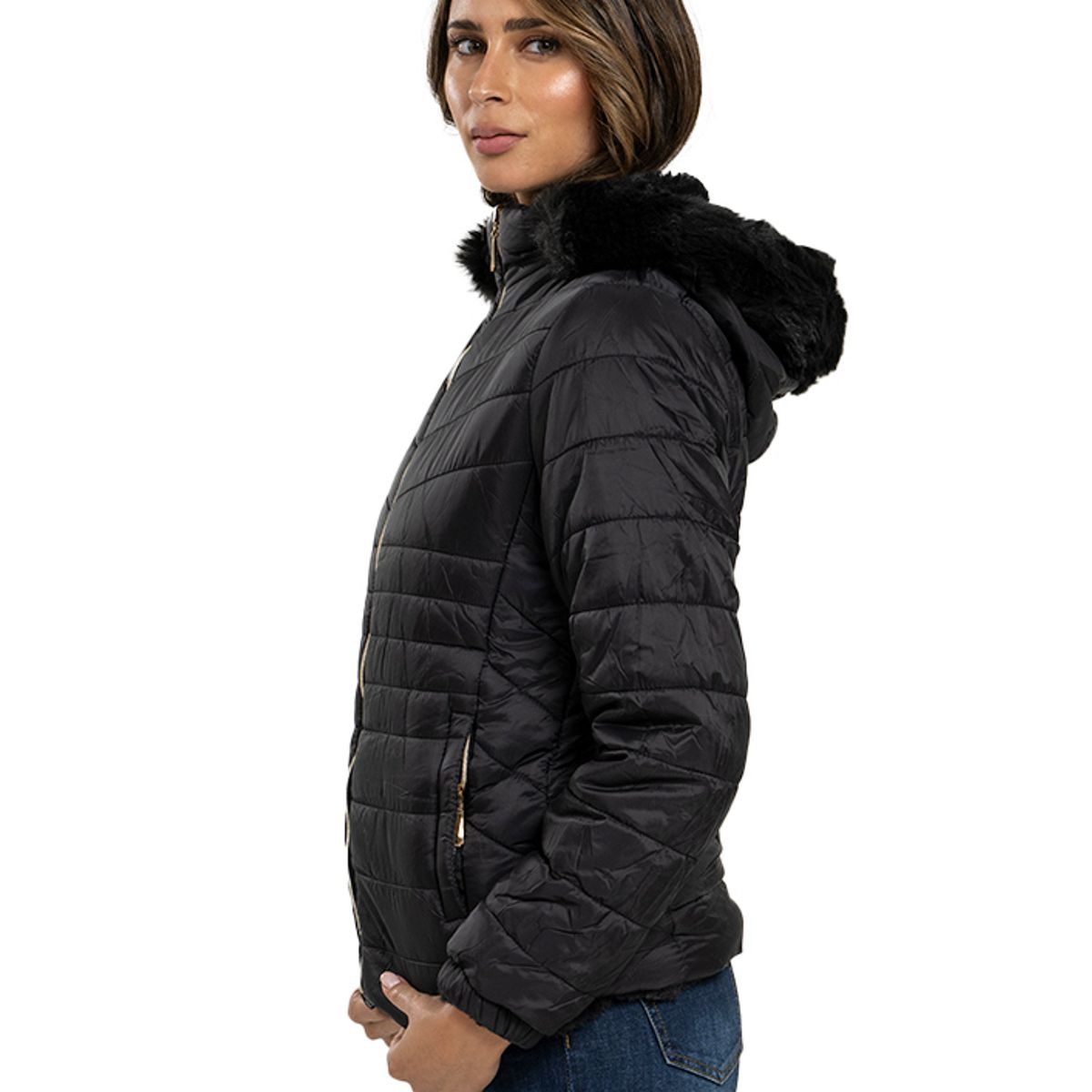 TODOPIEL - Parka Mujer Negro Todopiel