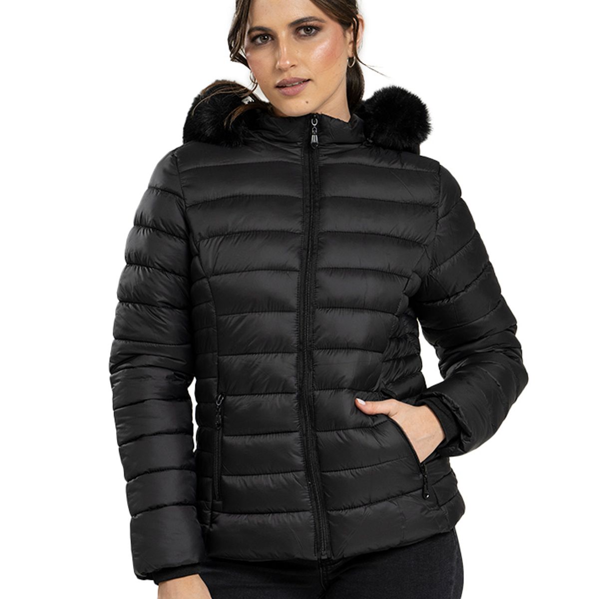 TODOPIEL - Parka Mujer Negro Todopiel