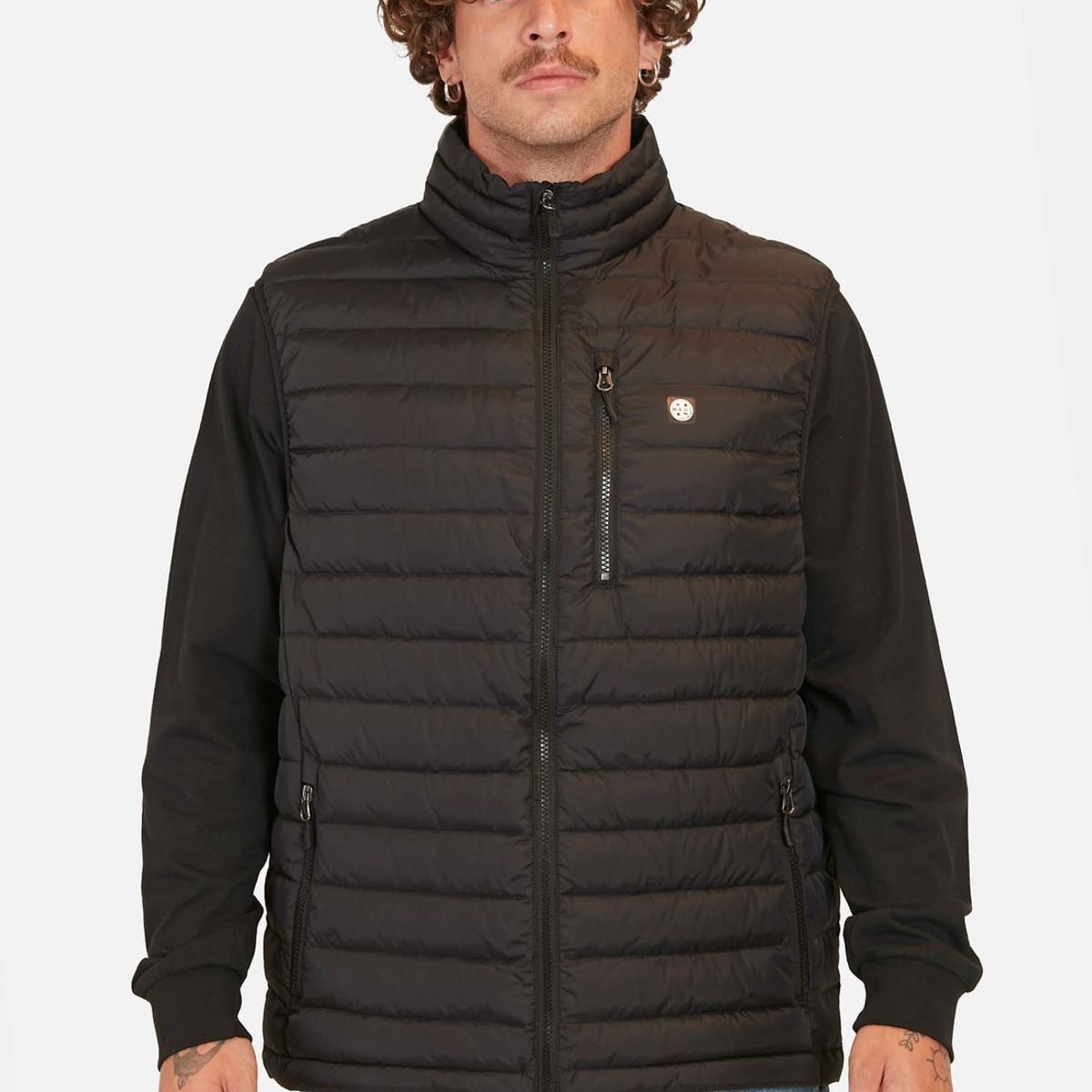 MAUI AND SONS - Parka Puffa Halawa Negro Hombre Maui And Sons