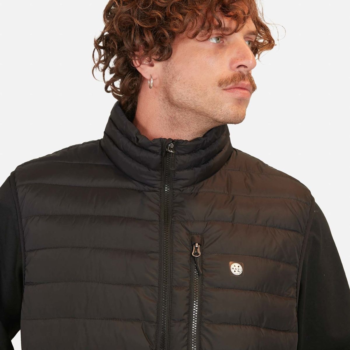 MAUI AND SONS - Parka Puffa Halawa Negro Hombre Maui And Sons