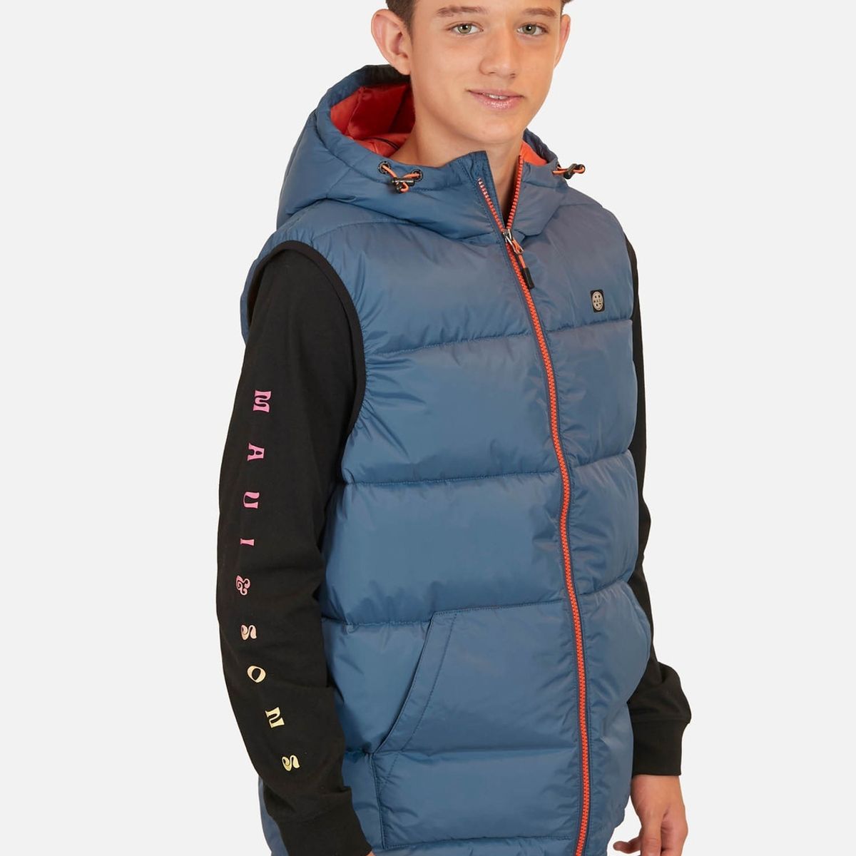 MAUI AND SONS - Parka Puffa Heeia Young Azul Infantil Maui And Sons