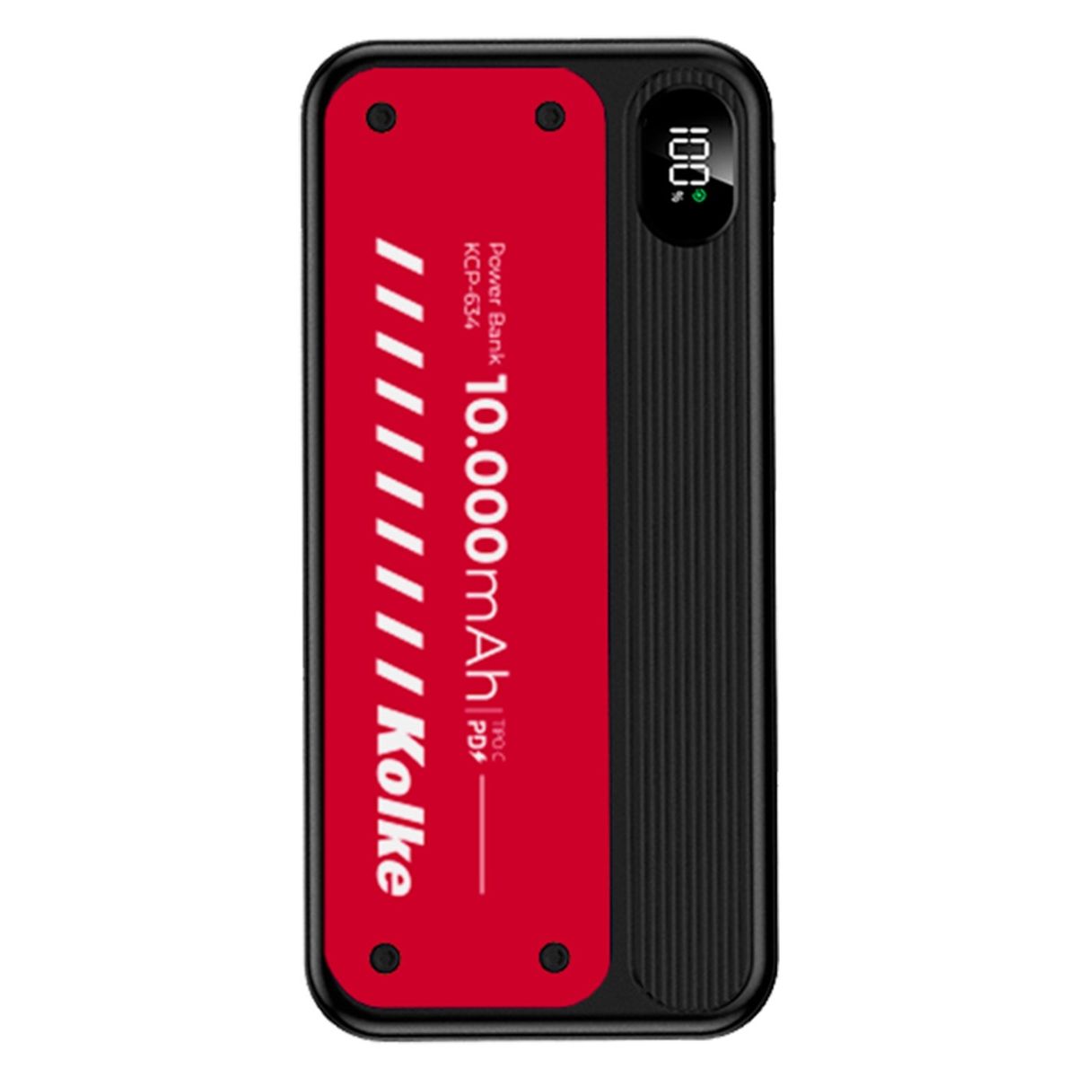 KOLKE - Batería Externa Power Bank Kolke 10000mAH Carga Rápida Negro