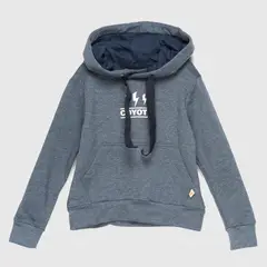 COYOTE KIDS - Polerón azul rayos adulto algodón peruano - Azul