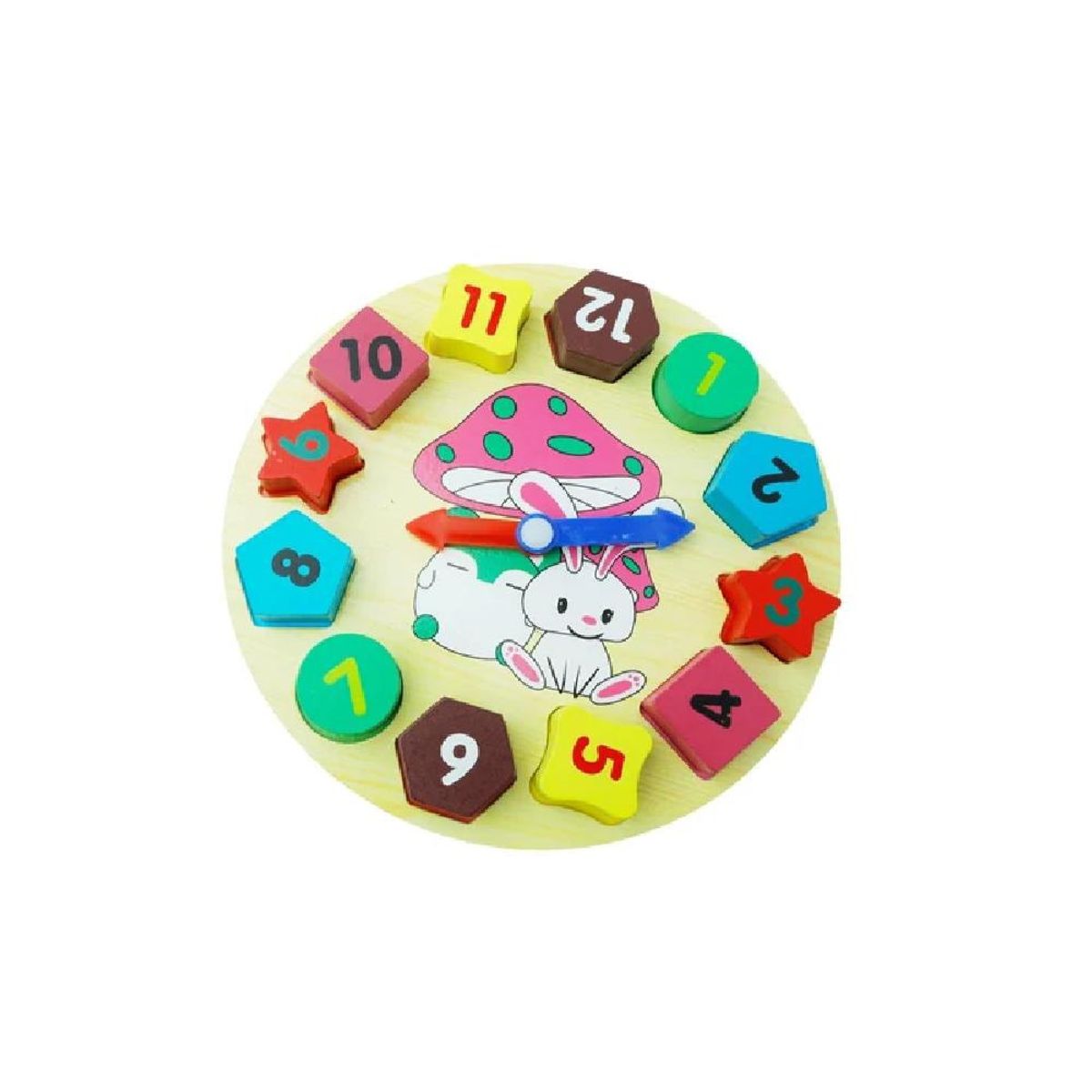 TOLIPA - Reloj con 12 piezas de encaje para niños