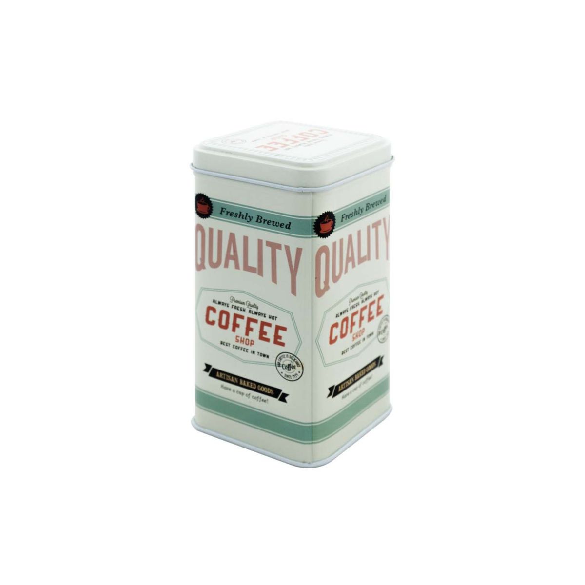 SOHOGAR - Cánister metal blanco Quality