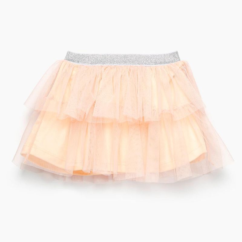 COYOTE KIDS - Falda tutu melón algodón peruano - Naranja