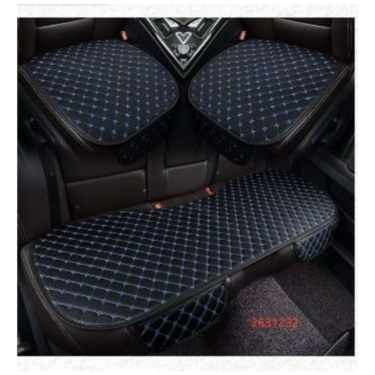 GENERICO - Cubre Asientos Para Autos Forro De Carro Ecocuero