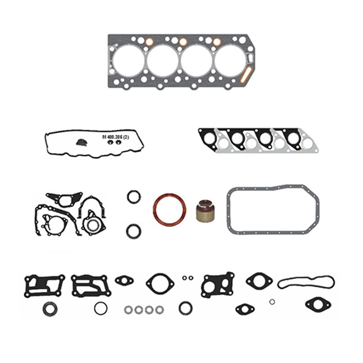 GENERICO - Juego De Empaquetaduras Hyundai Porter 2.5 05/11 D4bh Diesel