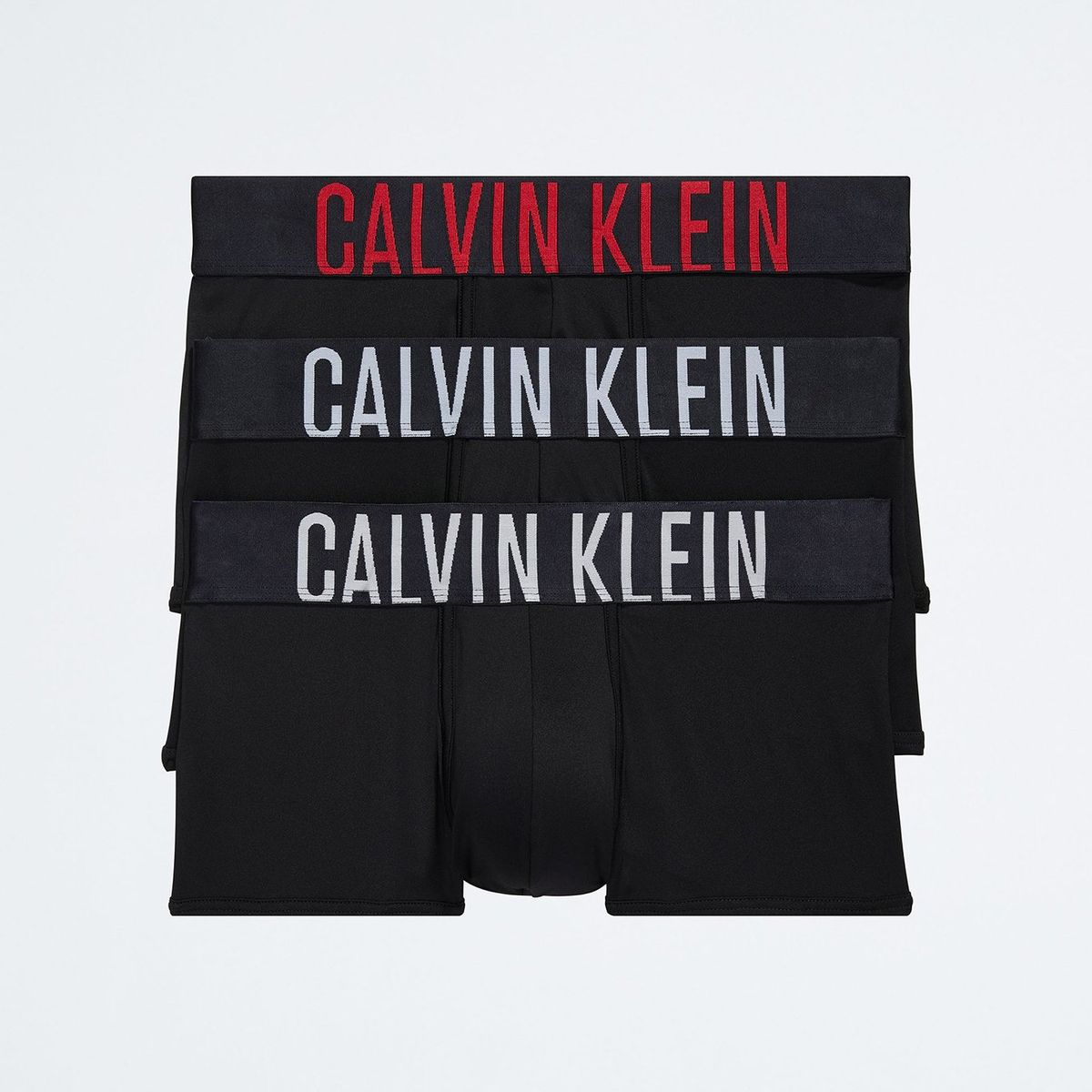 CALVIN KLEIN - Pack 3 Bóxers Low Rise Trunk Intense Power Negro Calvin Klein