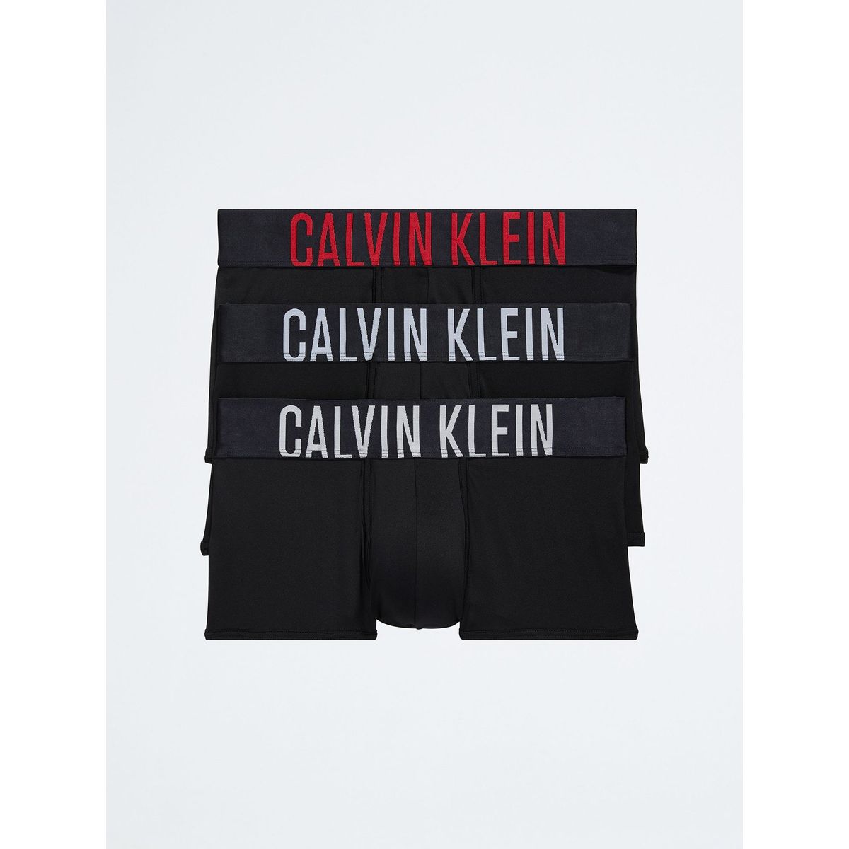 CALVIN KLEIN - Pack 3 Bóxers Low Rise Trunk Intense Power Negro Calvin Klein