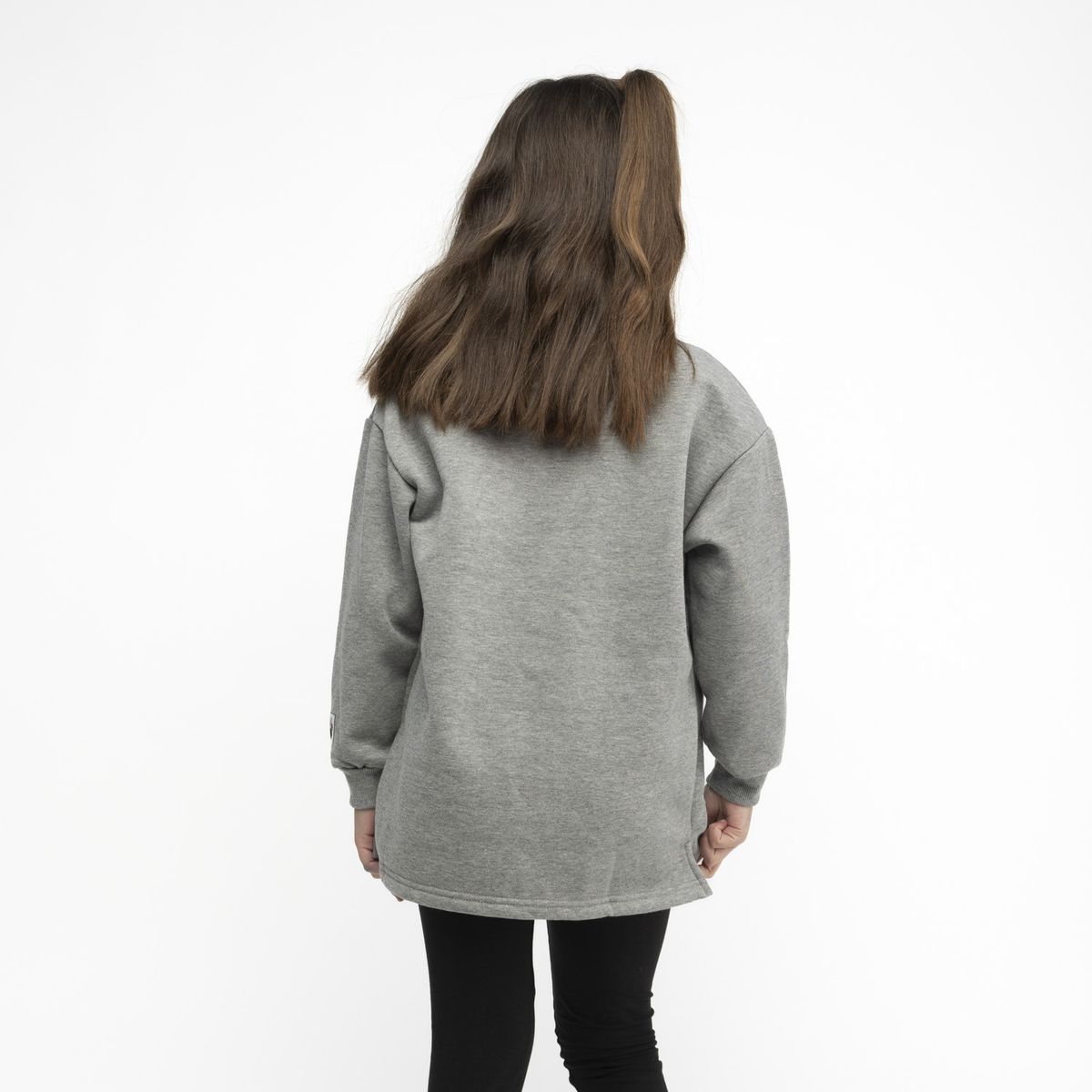 DISNEY - Poleron Niña Minnie Feliz Gris Disney