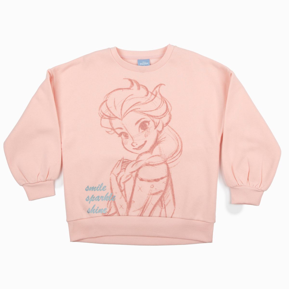 DISNEY - Poleron Niña Frozen Rosado Disney