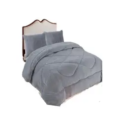 GENERICO - CUBRECAMAS PLUSH DE INVIERNO CON CHIPORRO