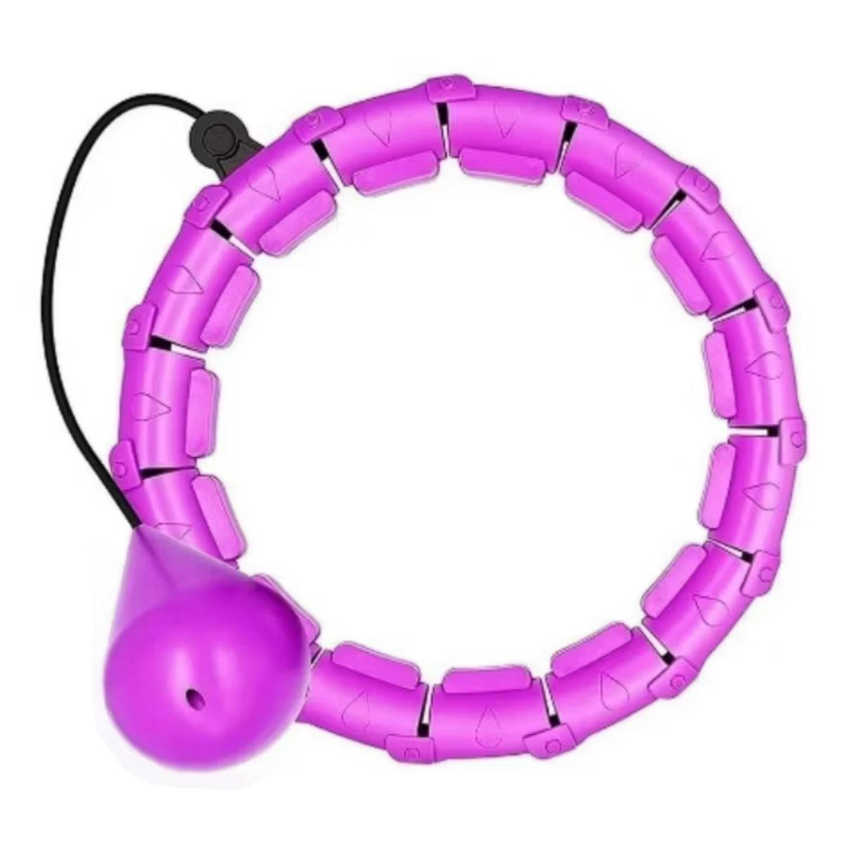 GENERICO - Aro Hula Hoop Con Peso Ajustable Fitness Abdominal