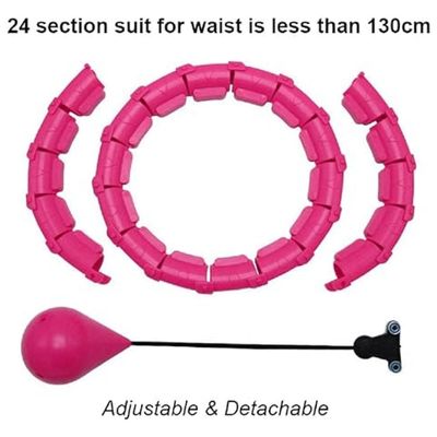 Imagen 2 del producto Aro Hula Hoop Con Peso Ajustable Fitness Abdominal