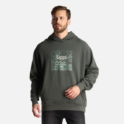 Imagen 2 del producto Poleron Hombre Insigne Hoody Sweatshirt Front Print Verde Militar
