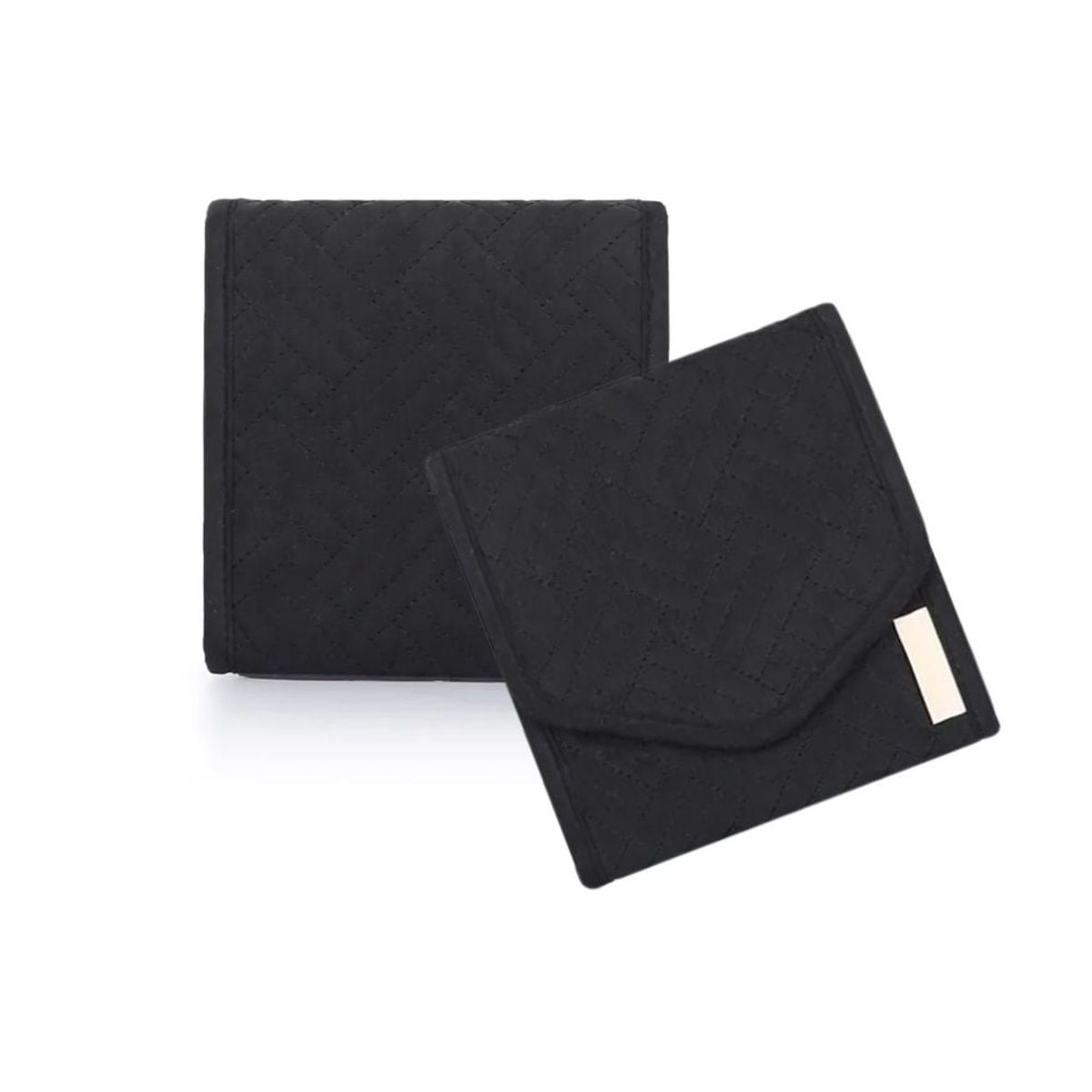 BAGSMART - Bagsmart Organizador de Joyas Peri de Viaje Plegable Negro