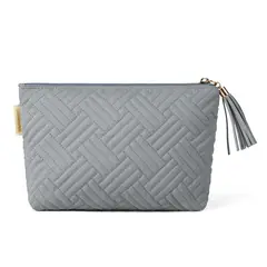 BAGSMART - Cosmetiquero de Viaje Compacto Gris